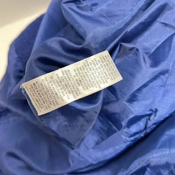 Opening Ceremony Wool Blend Collared Peacoat Coat Jacket Snap Down Blue Medium - Picture 10 of 11